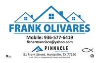 Frank Olivares REALTOR Pinnacle Realty Advisors