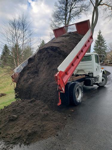 We offer bulk rock, dirt, mulch, and material delivery. All inquiries call our office at 651-368-0317.