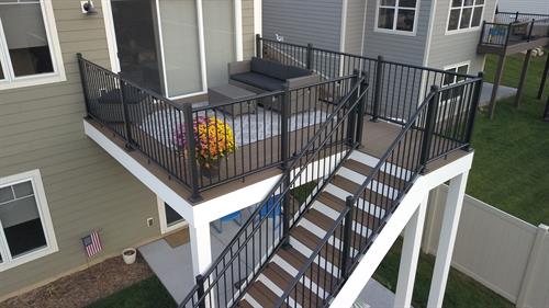 New deck and patio
