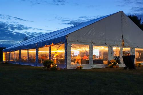 Tent for private business event Tent for private business event