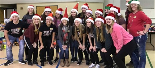 High School Volunteers from Hudson