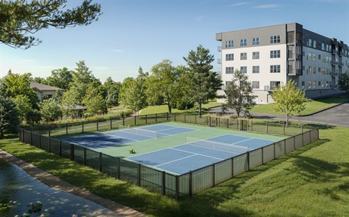 Pickleball court