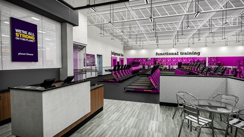 Planet Fitness Woodbury Lobby