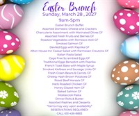 Easter Celebration at the Afton House Inn Easter Buffet!