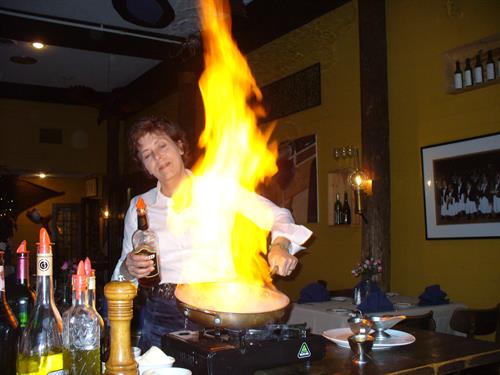 Flaming Steak Diane