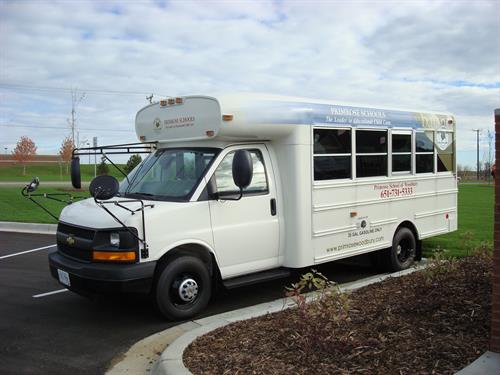 We provide transportation to and from local elementary schools in our private buses.