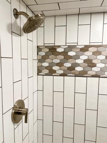 Completed Bathroom Remodel - shower