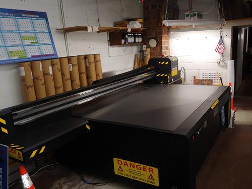 Flatbed printer up to 48x96 1 or 2 sides 