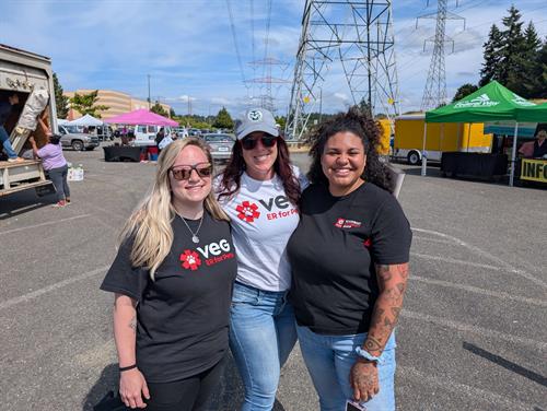 Current leadership team. From left: Becky Graf - Nursing Manager, Dr. Erica Butler - Medical Director, Tamara Ortiz - Hospital Manager