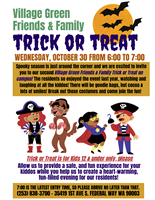 Village Green Friends and Family Trick or Treat!