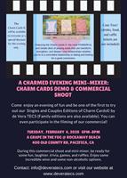 A Charmed Evening Mini-Mixer: Charm Cards demo & commercial shoot hosted by de Vera TECS