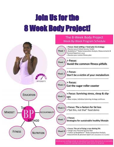 Our 8 Week Body Project, a habit and mindset changing class!