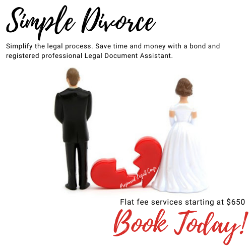 Simple Divorce $650 Flat Fee Service
