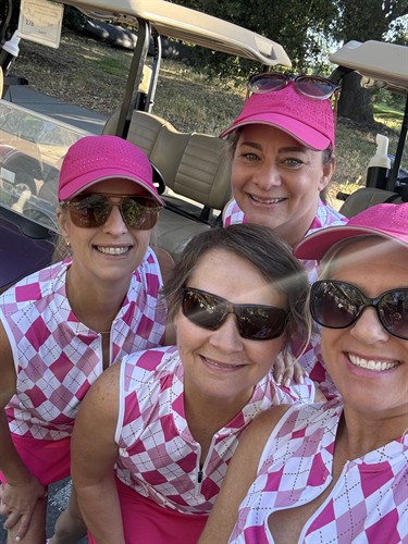Real Estate golf tournament for breast cancer awareness. Chicago Title Rep & Empire Home Loans. Love this team?