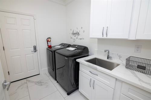 Laundry Area with Antimicrobial Tech