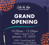 Color Me Mine Natomas Grand Opening