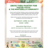 Drive Thru Pantry for Foster Youth 