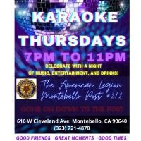 American Legion Karaoke Thursdays