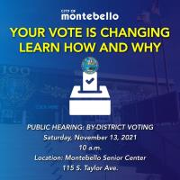 Redistricting Montebello Public Hearing