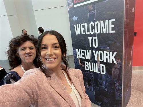 Amy and Nicole attending the New York Build Expo!