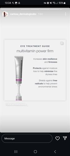 Antioxidant Firming eye cream. Smells like blueberries!!