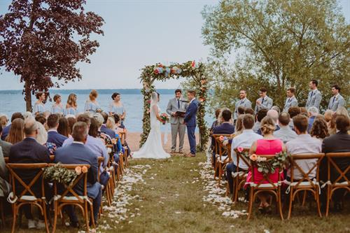C & S's Bayfield, WI Tented Wedding