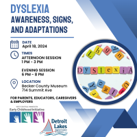 DYSLEXIA Awareness, Signs, and Adaptions | Afternoon Session