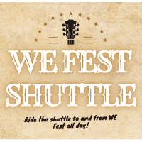 WE Fest Shuttle 2026