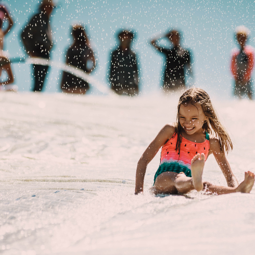 Our famous waterslide is always a hit of the week!