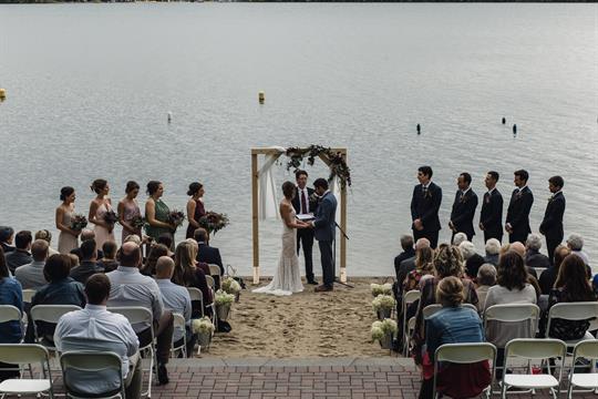 Our beach is a beautiful place to have your wedding ceremony.