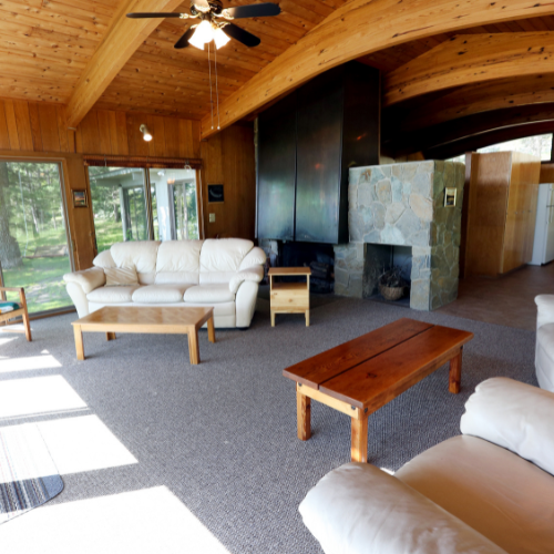 You'll be comfortable in any of our lakeside cabins. 