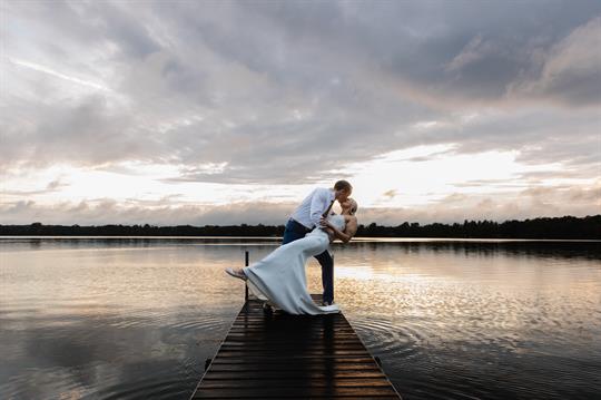 300' of lake shore on Wymer Lake just 1 mile from Hwy 10 and 2 miles from downtown Frazee.