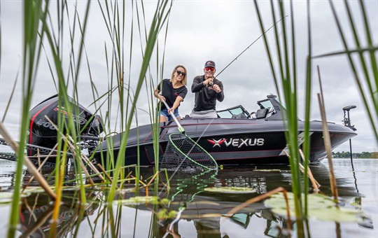 Baxstar Fishing on the water.