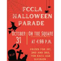 FCCLA Halloween Parade