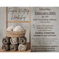 Finger Knitting Workshop