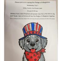 Linda's Preschool & Daycare Patriotic Walk
