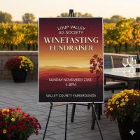Loup Valley Ag Society Wine Tasting