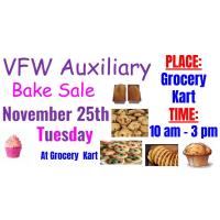 VFW Auxiliary Bake Sale
