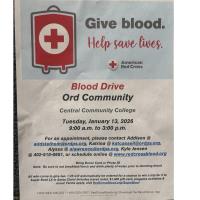 Ord Community Blood Drive