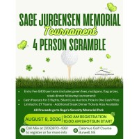 1st Annual Sage Jurgensen Memorial Golf Tournament