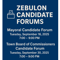 Zebulon Town Board of Commissioners Candidate Forum