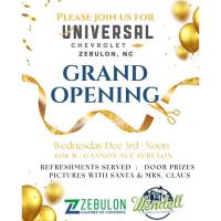 Grand Opening & Ribbon Cutting @ Universal Chevy Zebulon