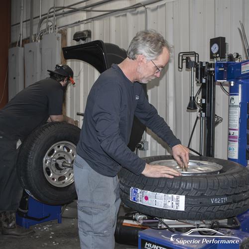 Tire repair, replacement, mount & balance, & rotations