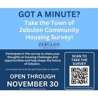 Community Announcement: Town of Zebulon Community Housing Survey