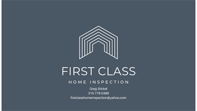 First Class Home Inspection