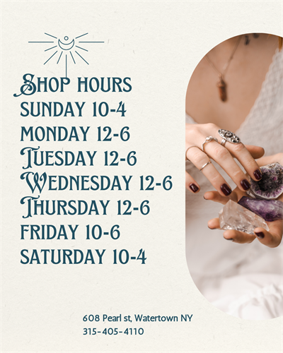 Shop hours 