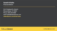 Edward Jones - Sarah Hahs