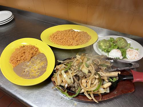 Fajitas for Two Skillet 