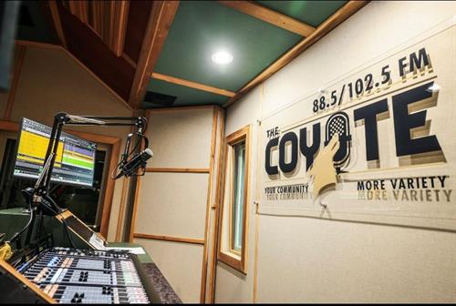 The Coyote Radio Studio 