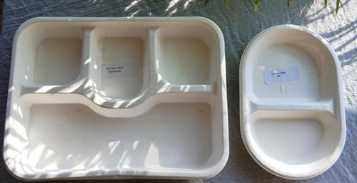 Partition containers with lids